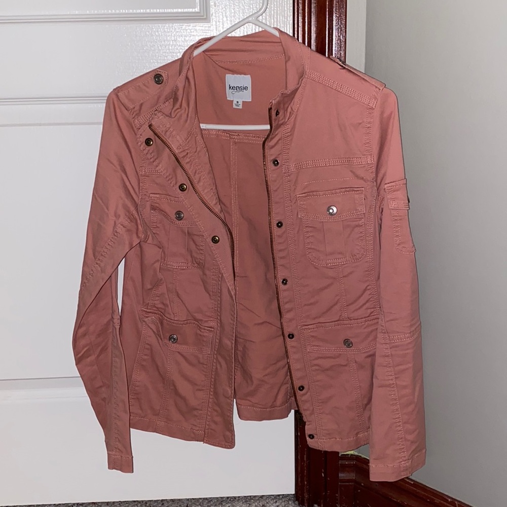 Pink Kensie Jean Jacket